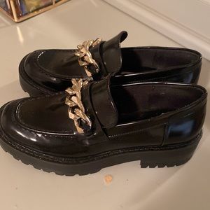Zara lug loafers